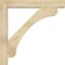 Ekena Millwork Legacy Block Rough Sawn Bracket w/ Offset Brace, Douglas Fir, 6"W x 36"D x 36"H BKT0604X36X36LEC05RDF - alternate 4